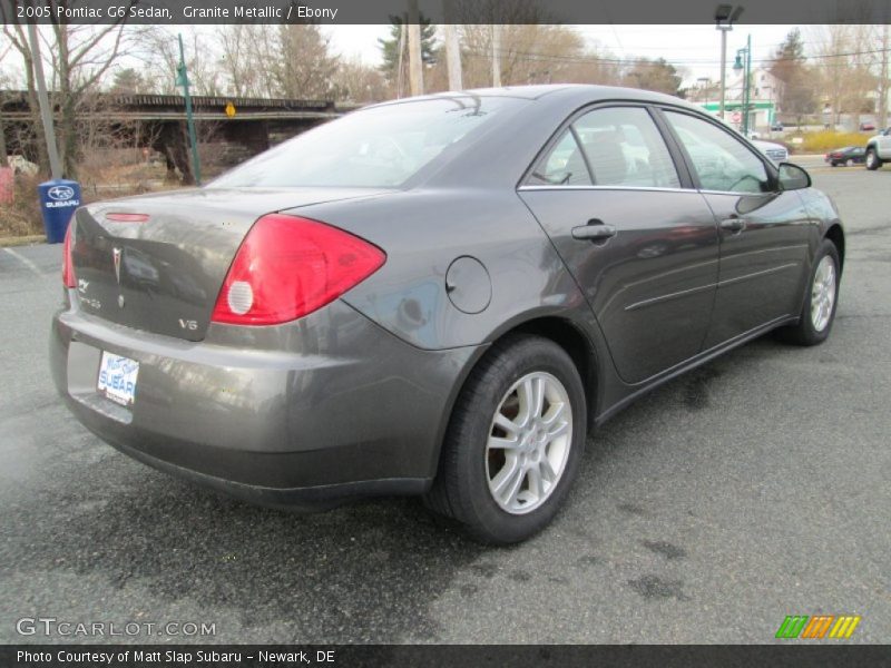 Granite Metallic / Ebony 2005 Pontiac G6 Sedan