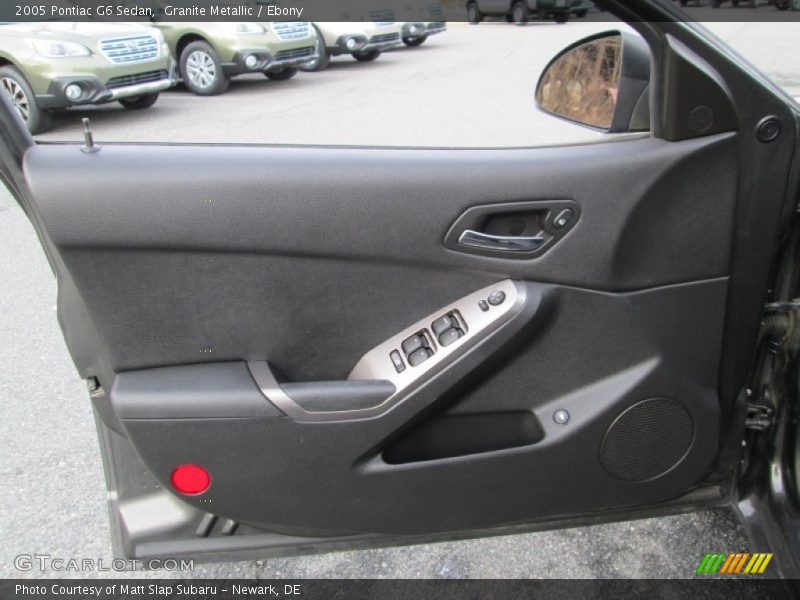 Granite Metallic / Ebony 2005 Pontiac G6 Sedan