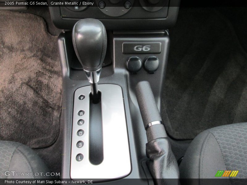 Granite Metallic / Ebony 2005 Pontiac G6 Sedan