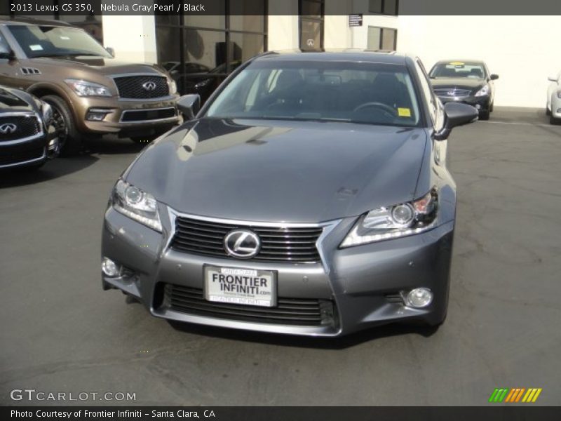 Nebula Gray Pearl / Black 2013 Lexus GS 350