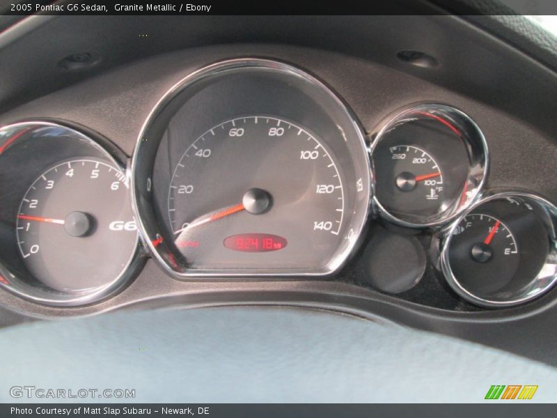 Granite Metallic / Ebony 2005 Pontiac G6 Sedan