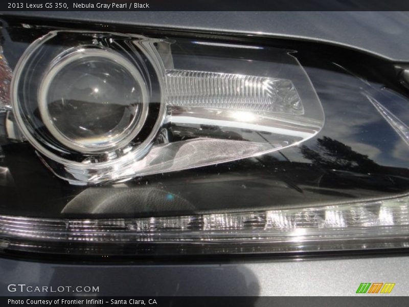 Nebula Gray Pearl / Black 2013 Lexus GS 350