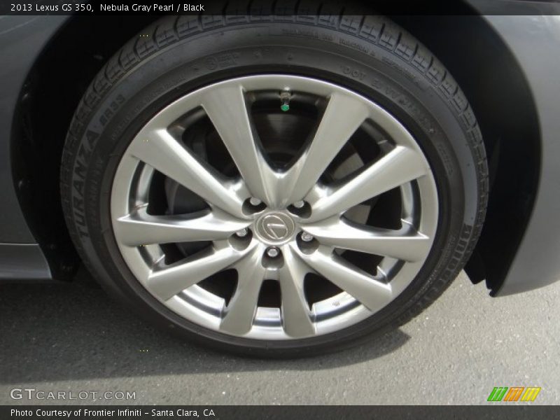 Nebula Gray Pearl / Black 2013 Lexus GS 350
