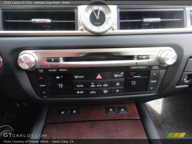 Nebula Gray Pearl / Black 2013 Lexus GS 350