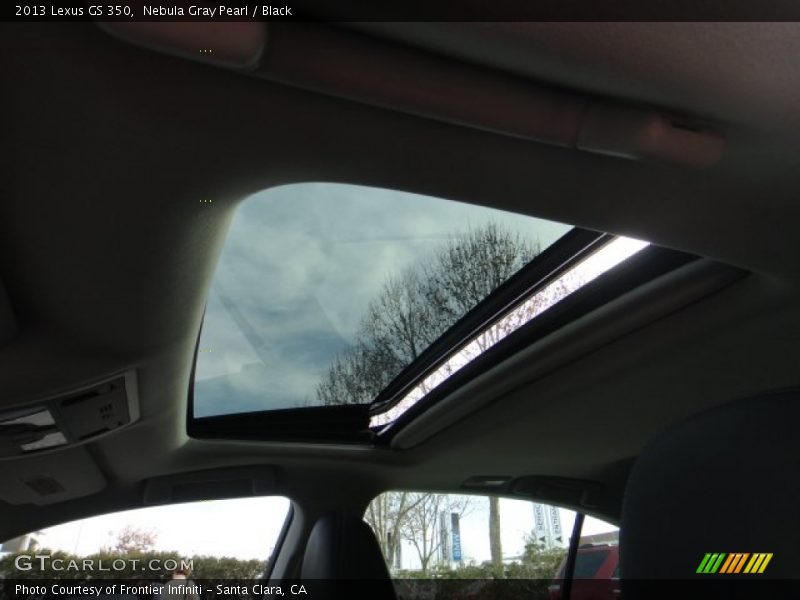 Nebula Gray Pearl / Black 2013 Lexus GS 350