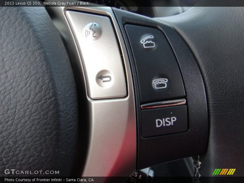 Nebula Gray Pearl / Black 2013 Lexus GS 350