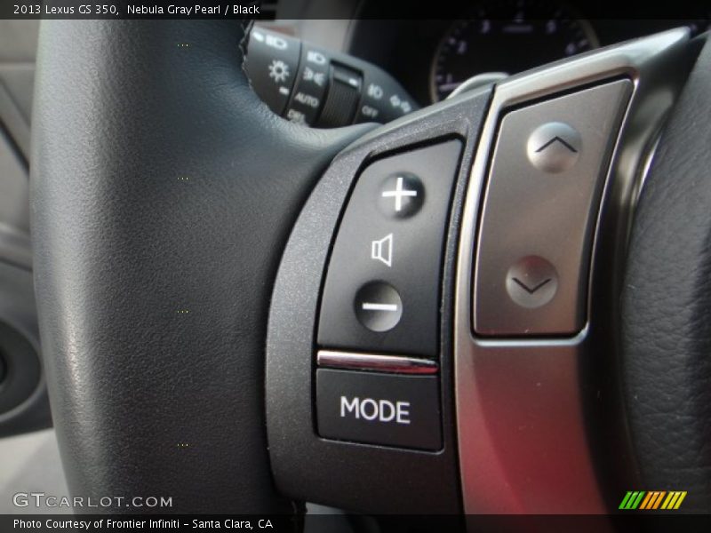 Nebula Gray Pearl / Black 2013 Lexus GS 350