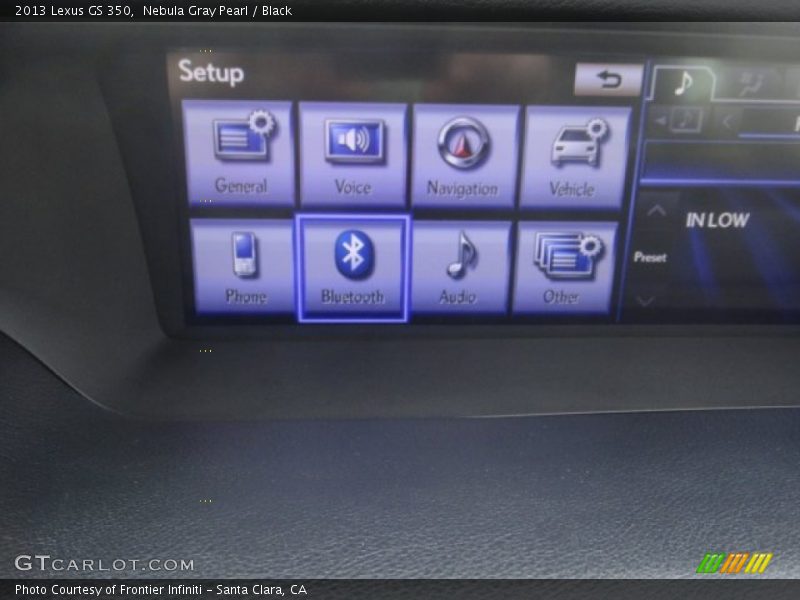 Nebula Gray Pearl / Black 2013 Lexus GS 350