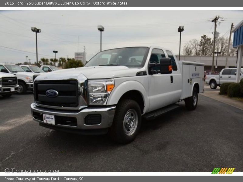 Oxford White / Steel 2015 Ford F250 Super Duty XL Super Cab Utility
