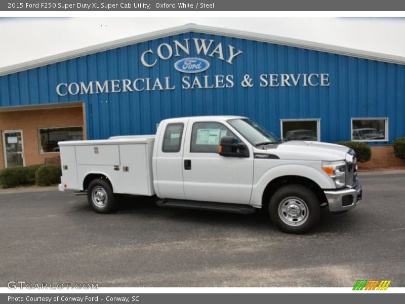 Oxford White / Steel 2015 Ford F250 Super Duty XL Super Cab Utility