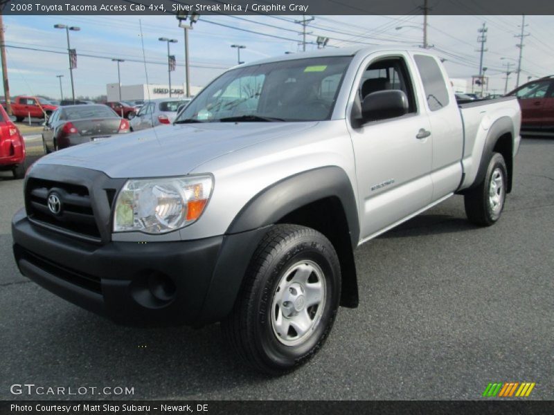 Silver Streak Mica / Graphite Gray 2008 Toyota Tacoma Access Cab 4x4