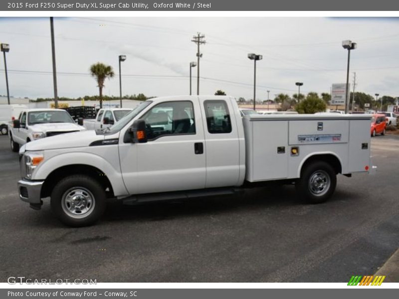  2015 F250 Super Duty XL Super Cab Utility Oxford White