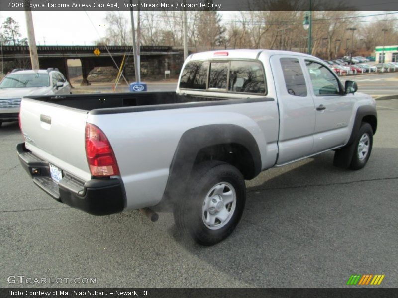 Silver Streak Mica / Graphite Gray 2008 Toyota Tacoma Access Cab 4x4