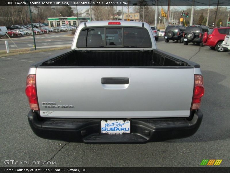 Silver Streak Mica / Graphite Gray 2008 Toyota Tacoma Access Cab 4x4