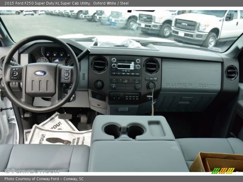 Oxford White / Steel 2015 Ford F250 Super Duty XL Super Cab Utility