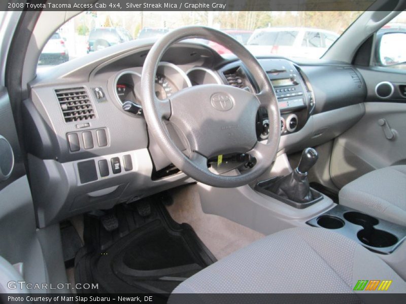 Silver Streak Mica / Graphite Gray 2008 Toyota Tacoma Access Cab 4x4