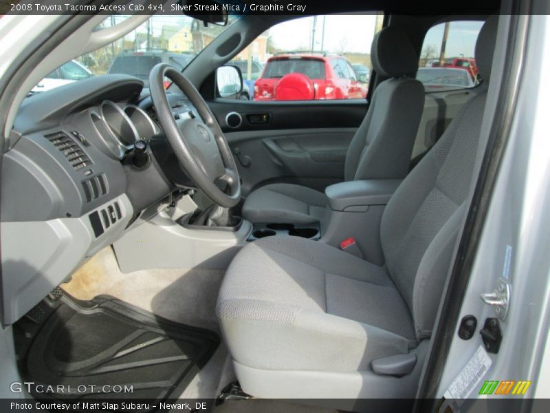 Silver Streak Mica / Graphite Gray 2008 Toyota Tacoma Access Cab 4x4