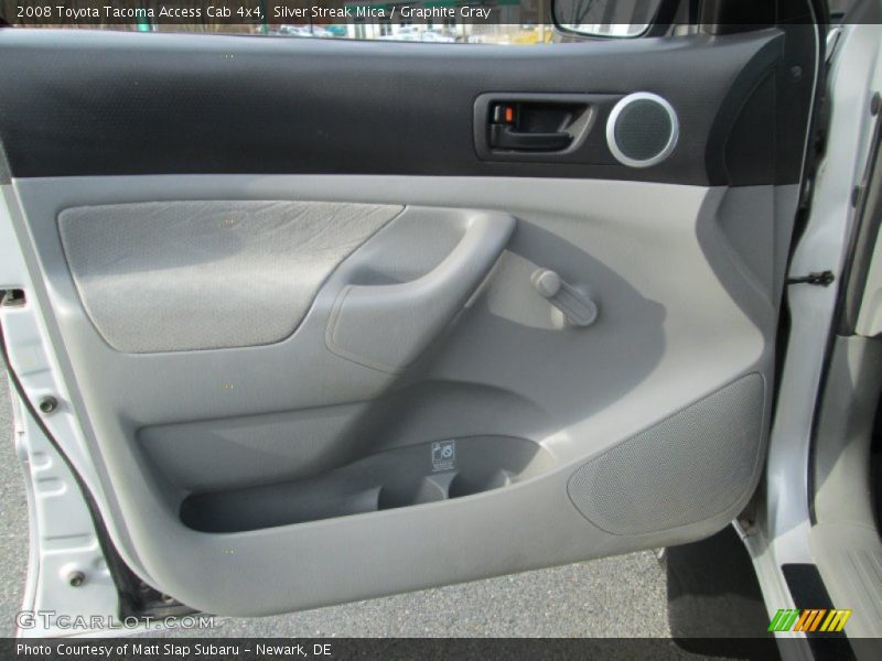 Silver Streak Mica / Graphite Gray 2008 Toyota Tacoma Access Cab 4x4