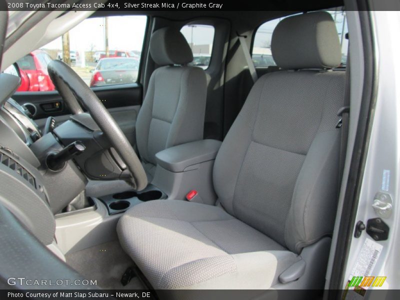 Silver Streak Mica / Graphite Gray 2008 Toyota Tacoma Access Cab 4x4