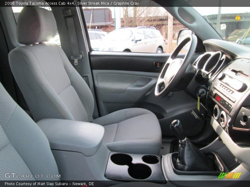 Silver Streak Mica / Graphite Gray 2008 Toyota Tacoma Access Cab 4x4