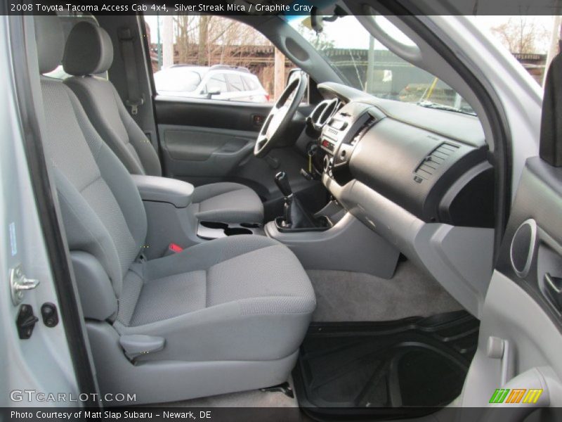 Silver Streak Mica / Graphite Gray 2008 Toyota Tacoma Access Cab 4x4