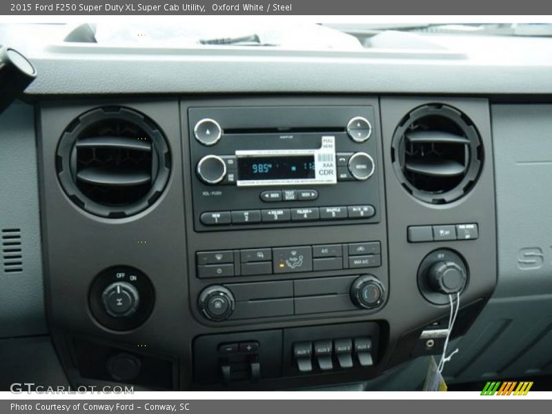 Oxford White / Steel 2015 Ford F250 Super Duty XL Super Cab Utility