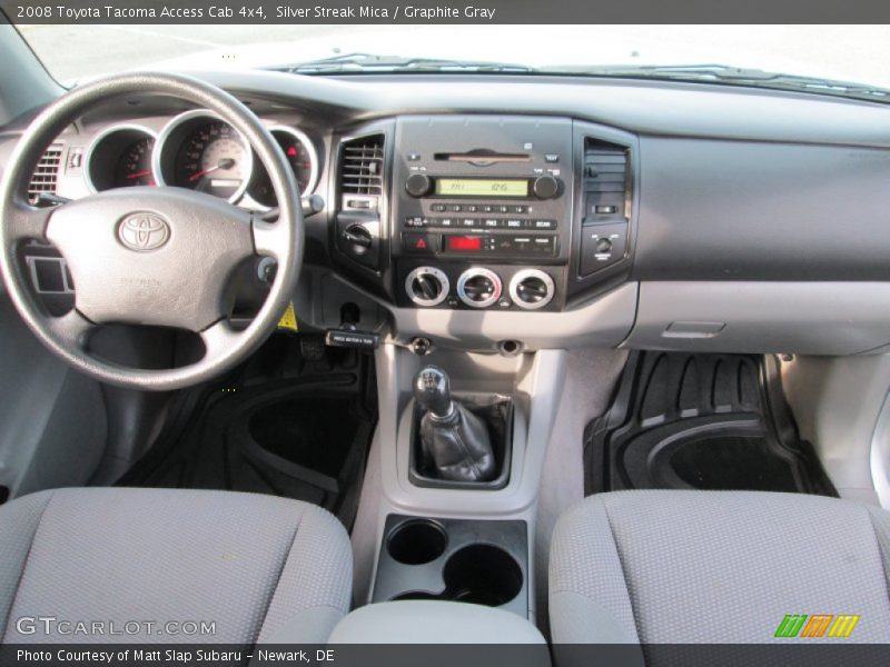 Silver Streak Mica / Graphite Gray 2008 Toyota Tacoma Access Cab 4x4