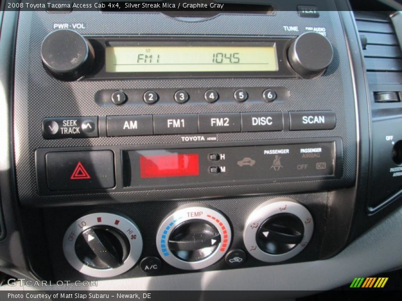 Silver Streak Mica / Graphite Gray 2008 Toyota Tacoma Access Cab 4x4