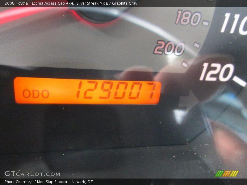 Silver Streak Mica / Graphite Gray 2008 Toyota Tacoma Access Cab 4x4