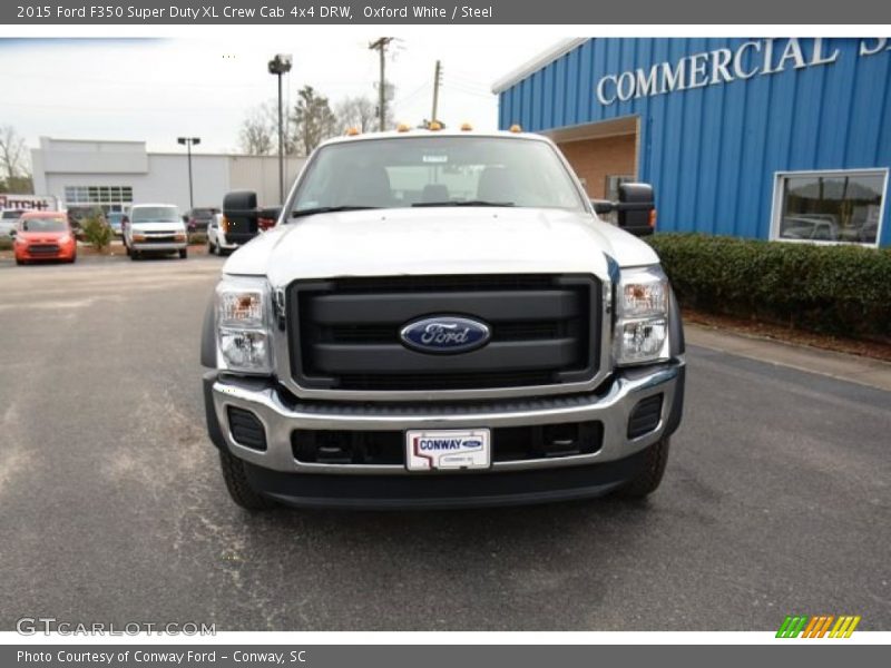 Oxford White / Steel 2015 Ford F350 Super Duty XL Crew Cab 4x4 DRW