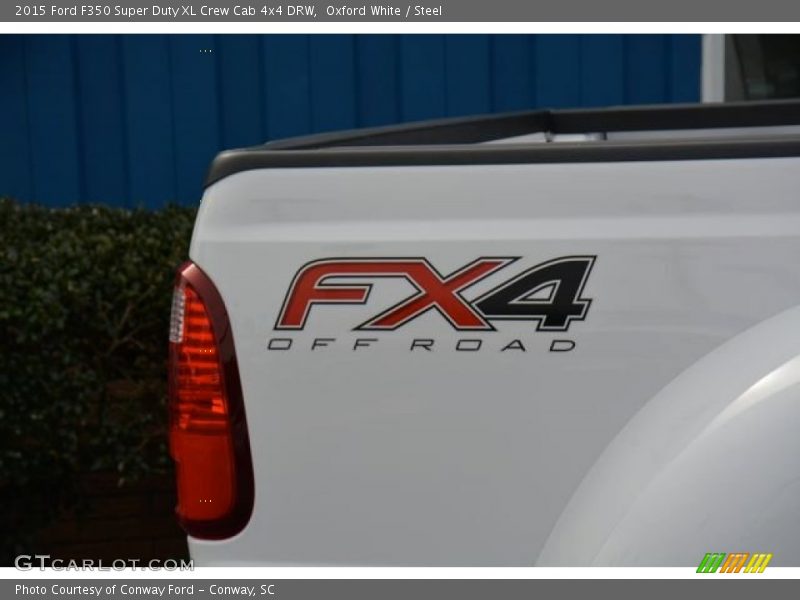 Oxford White / Steel 2015 Ford F350 Super Duty XL Crew Cab 4x4 DRW