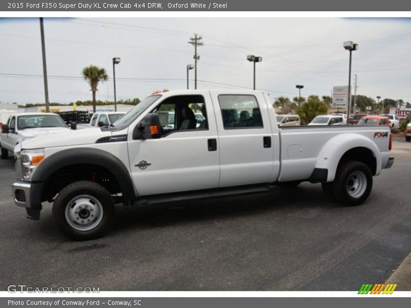 Oxford White / Steel 2015 Ford F350 Super Duty XL Crew Cab 4x4 DRW