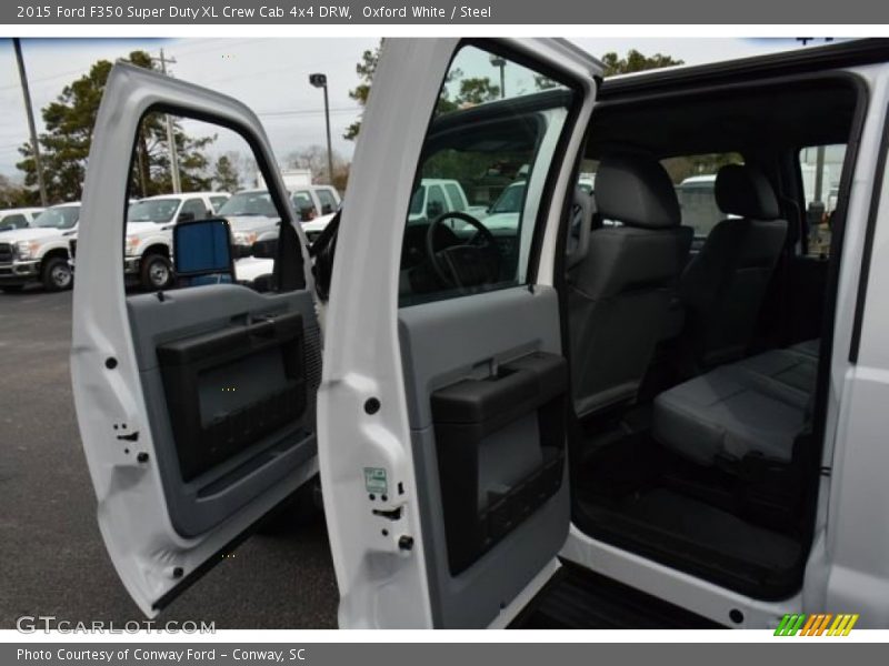 Oxford White / Steel 2015 Ford F350 Super Duty XL Crew Cab 4x4 DRW