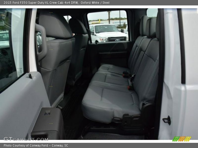 Oxford White / Steel 2015 Ford F350 Super Duty XL Crew Cab 4x4 DRW