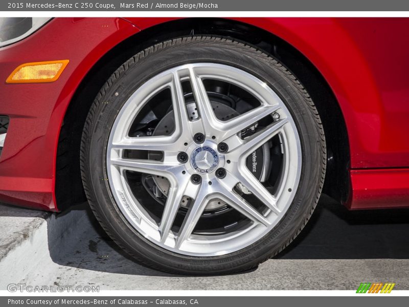Mars Red / Almond Beige/Mocha 2015 Mercedes-Benz C 250 Coupe