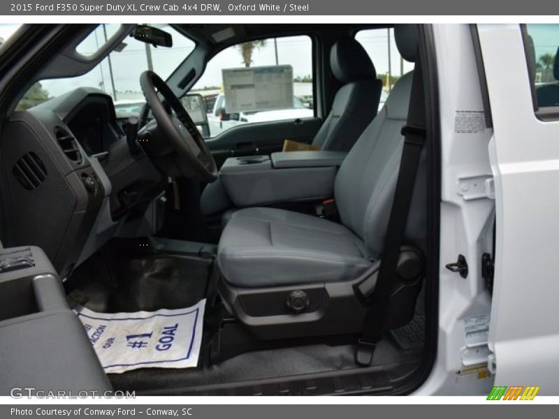 Oxford White / Steel 2015 Ford F350 Super Duty XL Crew Cab 4x4 DRW