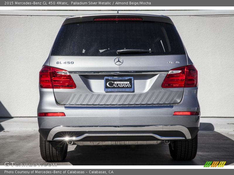 Palladium Silver Metallic / Almond Beige/Mocha 2015 Mercedes-Benz GL 450 4Matic