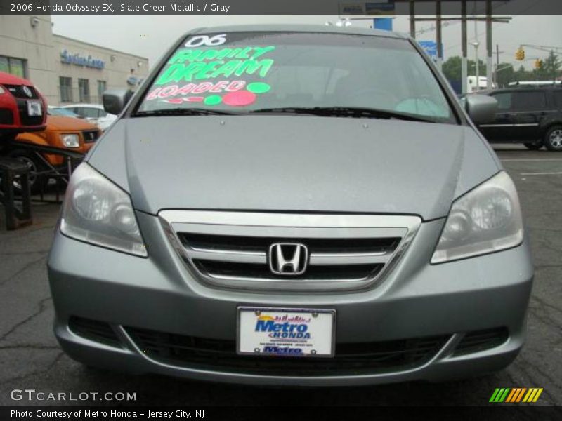 Slate Green Metallic / Gray 2006 Honda Odyssey EX