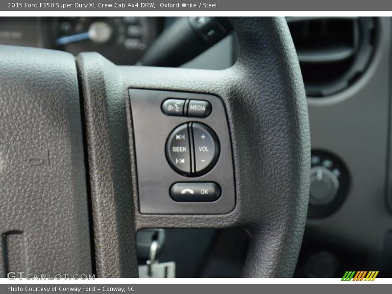 Oxford White / Steel 2015 Ford F350 Super Duty XL Crew Cab 4x4 DRW