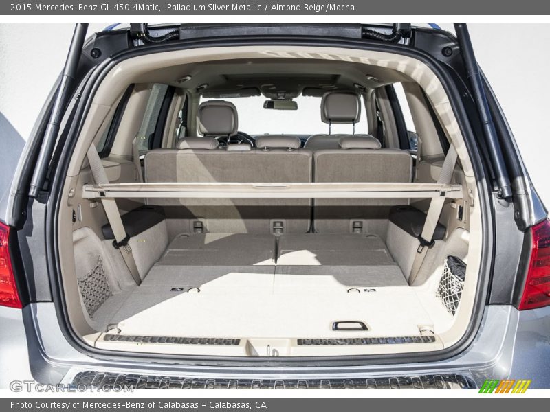 Palladium Silver Metallic / Almond Beige/Mocha 2015 Mercedes-Benz GL 450 4Matic