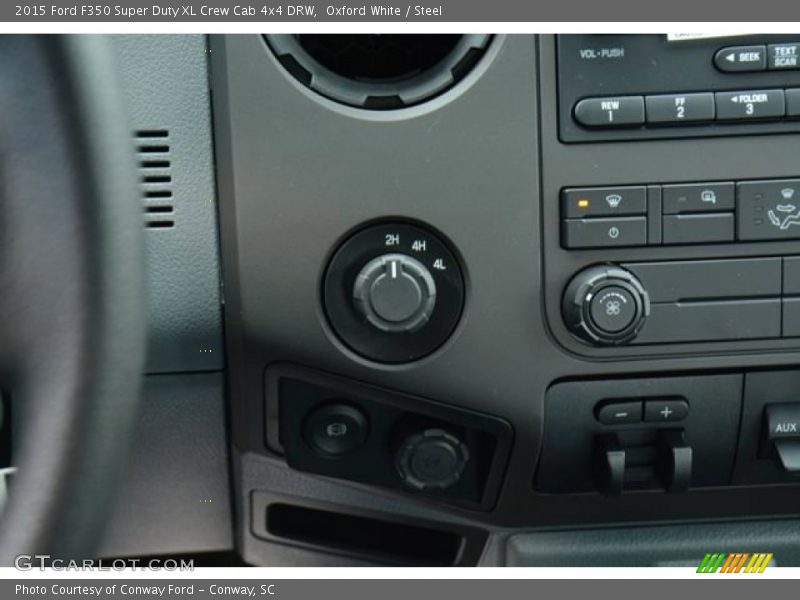 Oxford White / Steel 2015 Ford F350 Super Duty XL Crew Cab 4x4 DRW