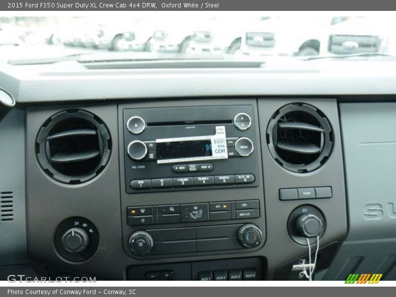 Oxford White / Steel 2015 Ford F350 Super Duty XL Crew Cab 4x4 DRW