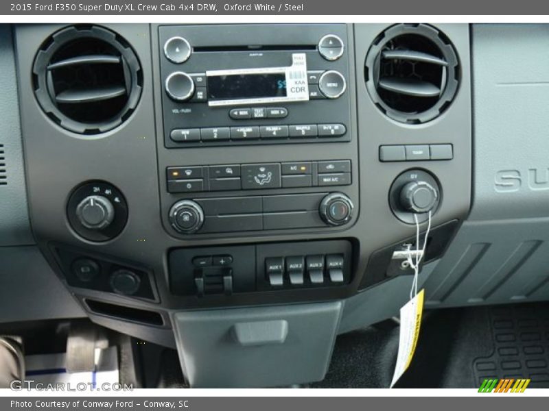 Oxford White / Steel 2015 Ford F350 Super Duty XL Crew Cab 4x4 DRW