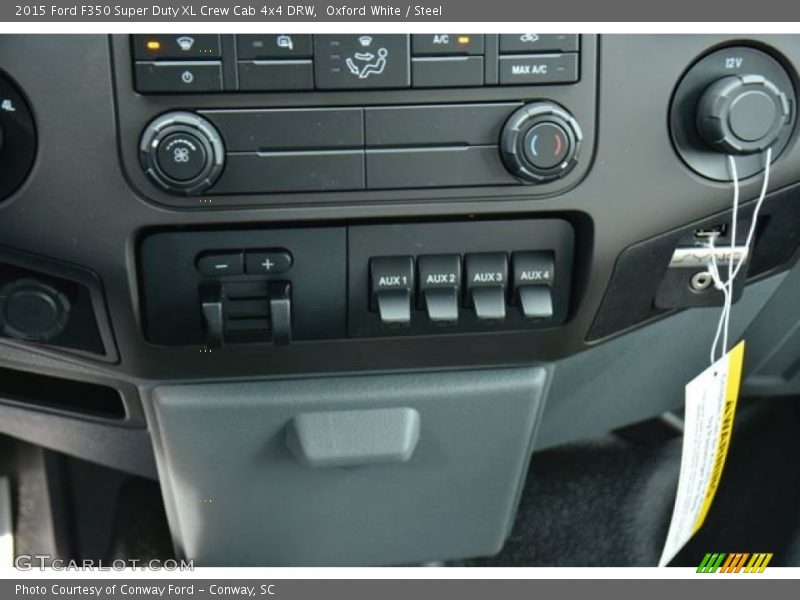 Oxford White / Steel 2015 Ford F350 Super Duty XL Crew Cab 4x4 DRW
