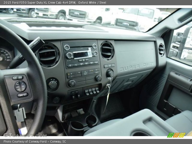 Oxford White / Steel 2015 Ford F350 Super Duty XL Crew Cab 4x4 DRW