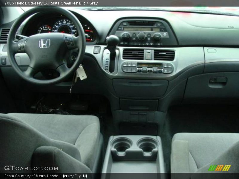 Slate Green Metallic / Gray 2006 Honda Odyssey EX