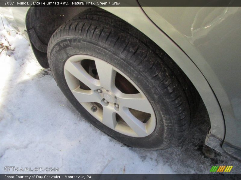Natural Khaki Green / Gray 2007 Hyundai Santa Fe Limited 4WD