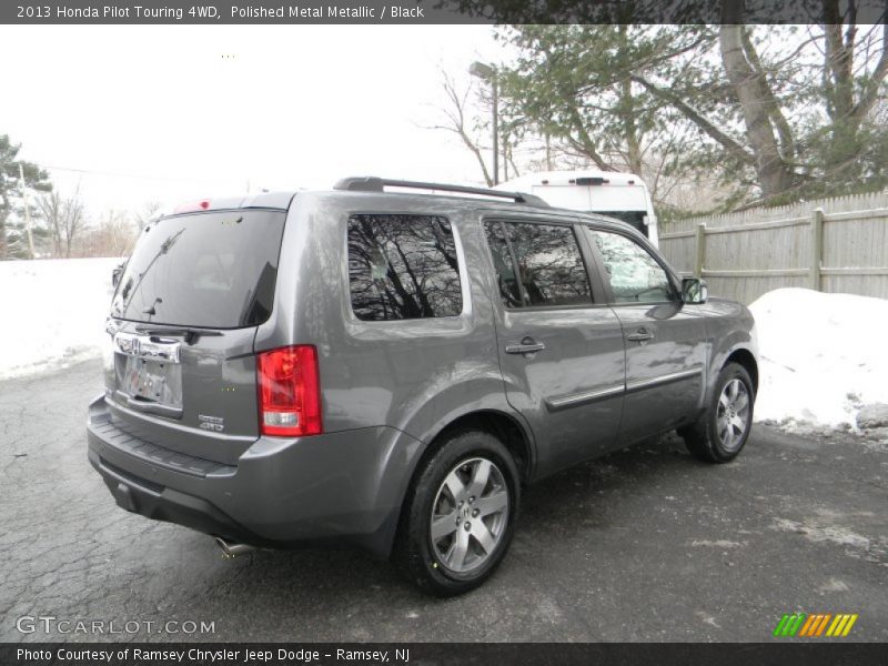 Polished Metal Metallic / Black 2013 Honda Pilot Touring 4WD