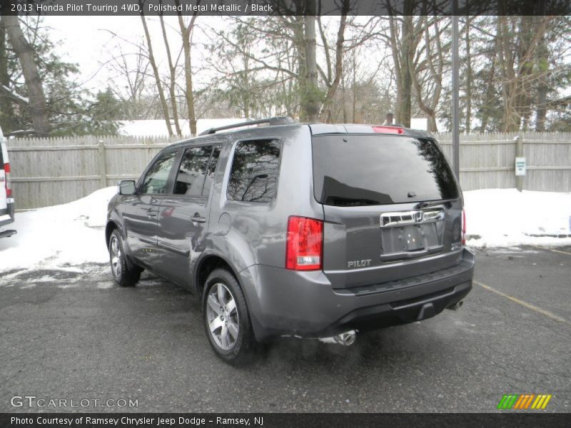 Polished Metal Metallic / Black 2013 Honda Pilot Touring 4WD