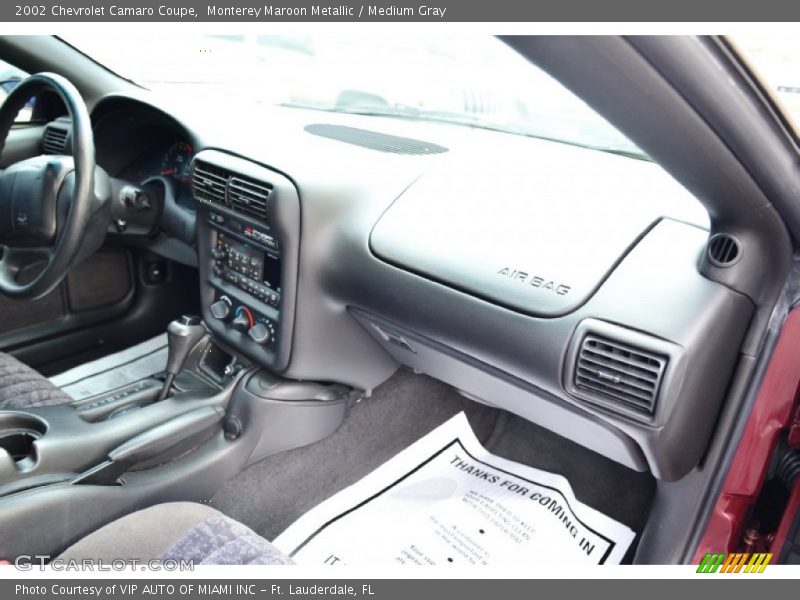 Dashboard of 2002 Camaro Coupe